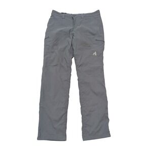Eddie Bauer First Ascent‎ Women's Hiking Pants Size 8 Gray Nylon Blend Outdoor
